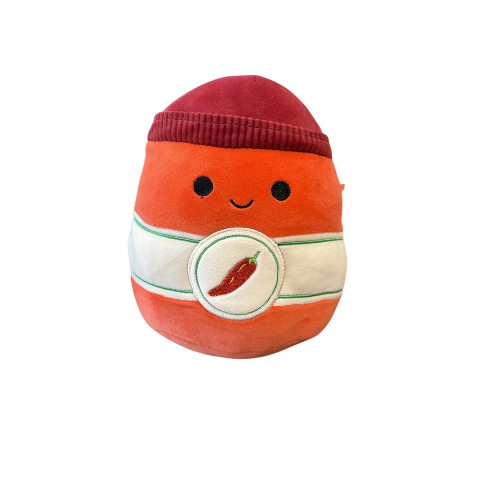 Squishmallows Charles Hot Sauce Plush Unisex 8 Inch Chili Pepper Beanie